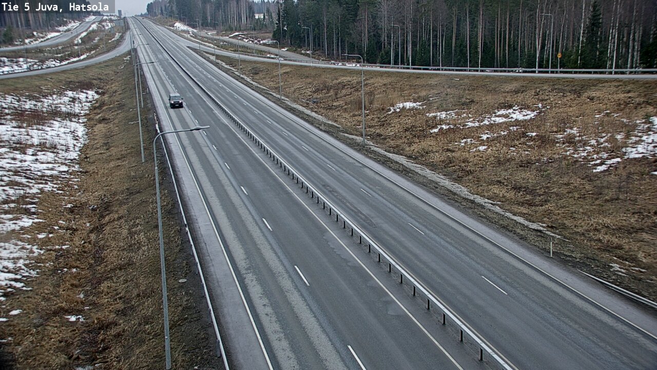Weather Camera Image Road 5 Juva, Hatsola, Juva, Etelä-Savo