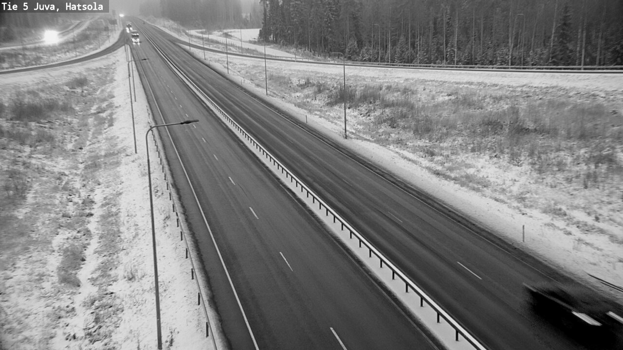Weather Camera Image Väg 5 Juva, Hatsola, Juva, Etelä-Savo