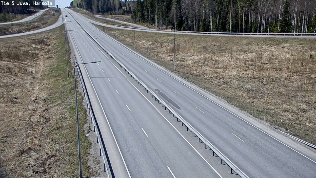 Weather Camera Image Road 5 Juva, Hatsola, Juva, Etelä-Savo