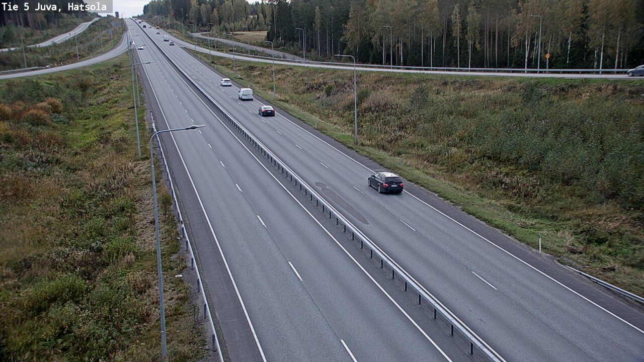 Weather Camera Image Road 5 Juva, Hatsola, Juva, Etelä-Savo