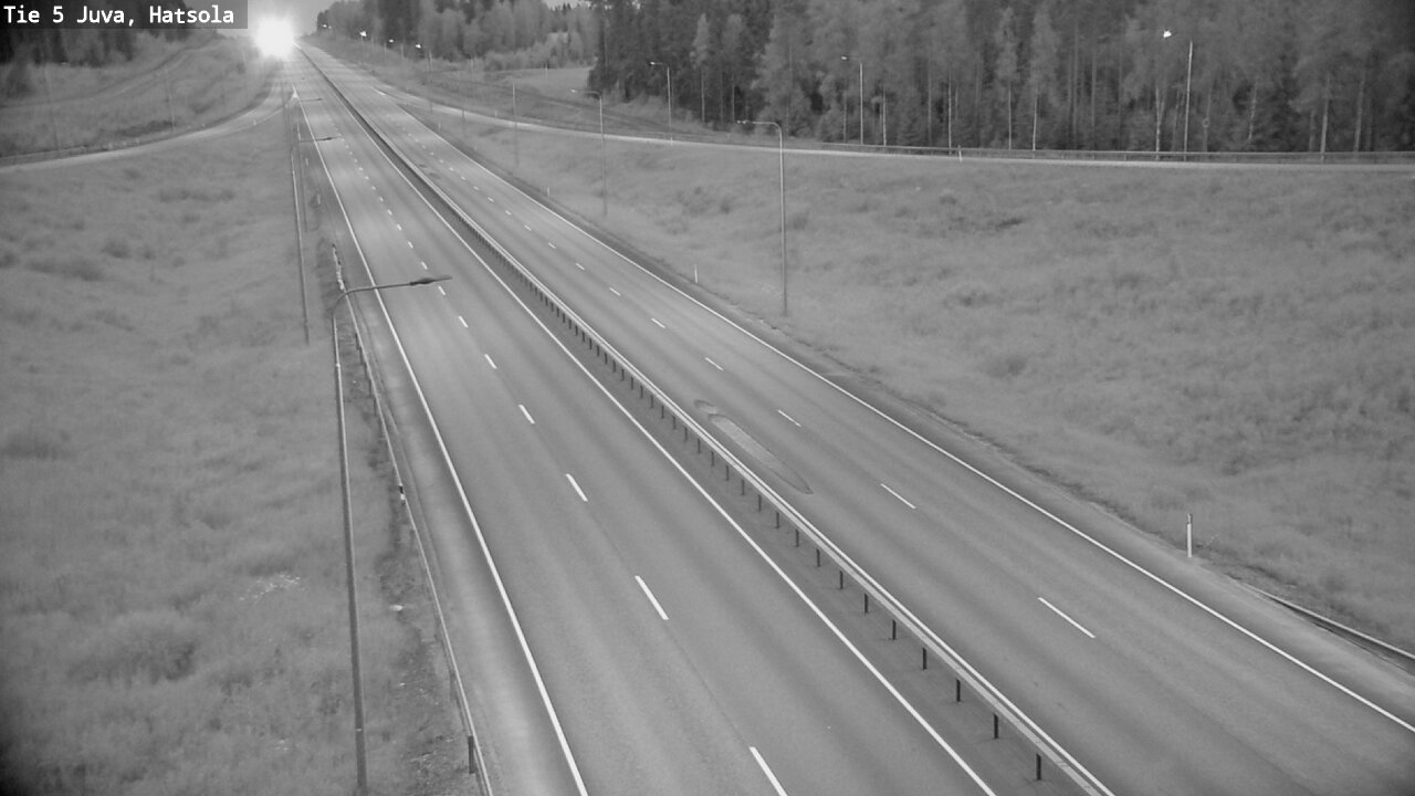 Weather Camera Image Väg 5 Juva, Hatsola, Juva, Etelä-Savo