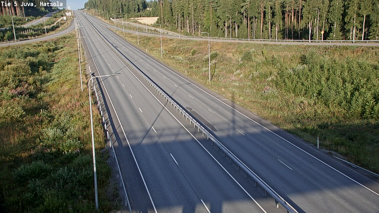 Weather Camera Image Road 5 Juva, Hatsola, Juva, Etelä-Savo