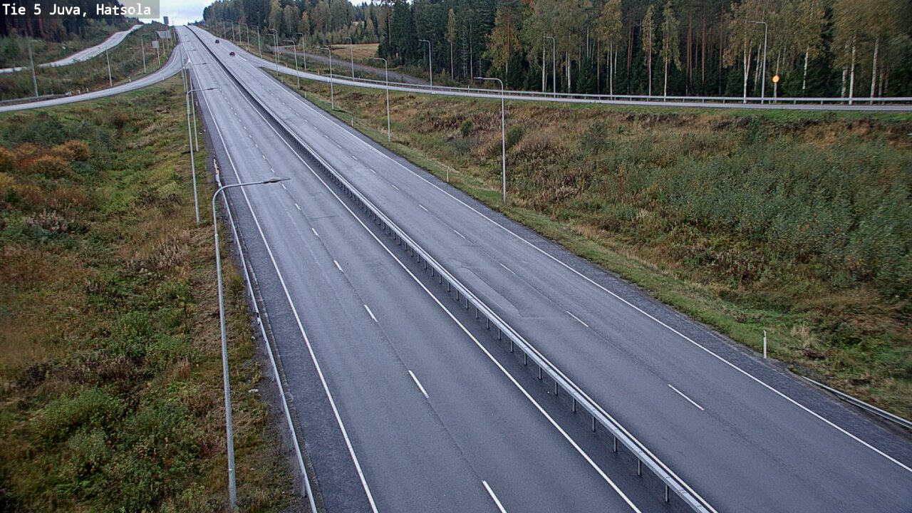 Weather Camera Image Väg 5 Juva, Hatsola, Juva, Etelä-Savo
