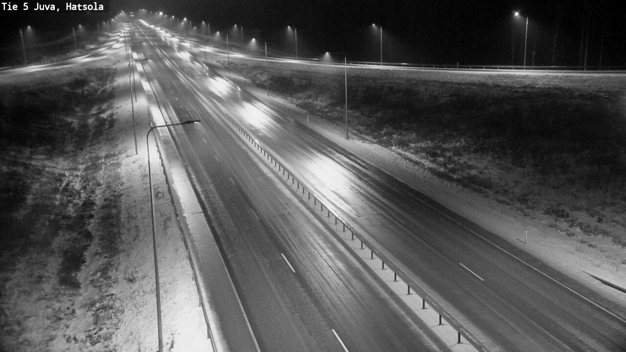 Weather Camera Image Väg 5 Juva, Hatsola, Juva, Etelä-Savo