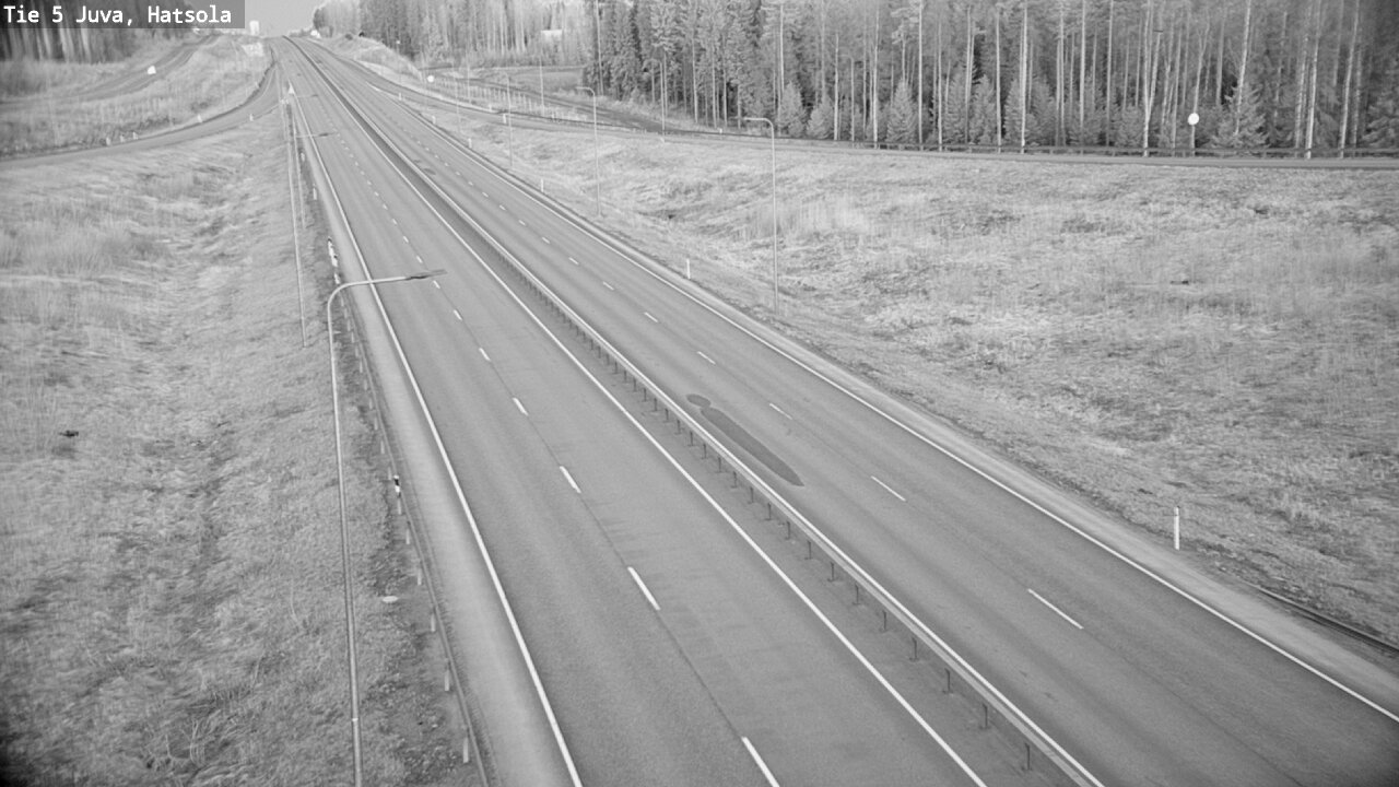 Weather Camera Image Väg 5 Juva, Hatsola, Juva, Etelä-Savo