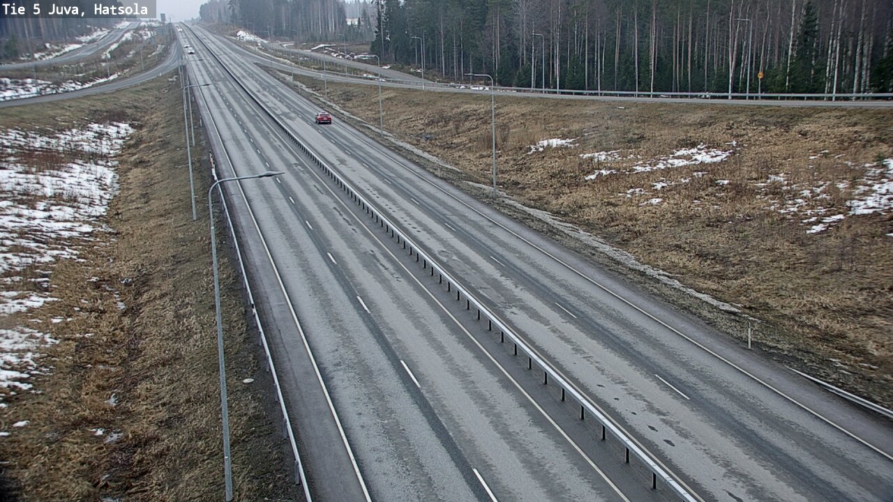 Weather Camera Image Road 5 Juva, Hatsola, Juva, Etelä-Savo