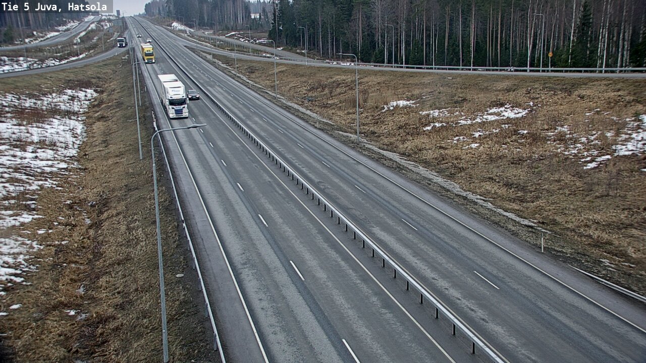 Weather Camera Image Road 5 Juva, Hatsola, Juva, Etelä-Savo