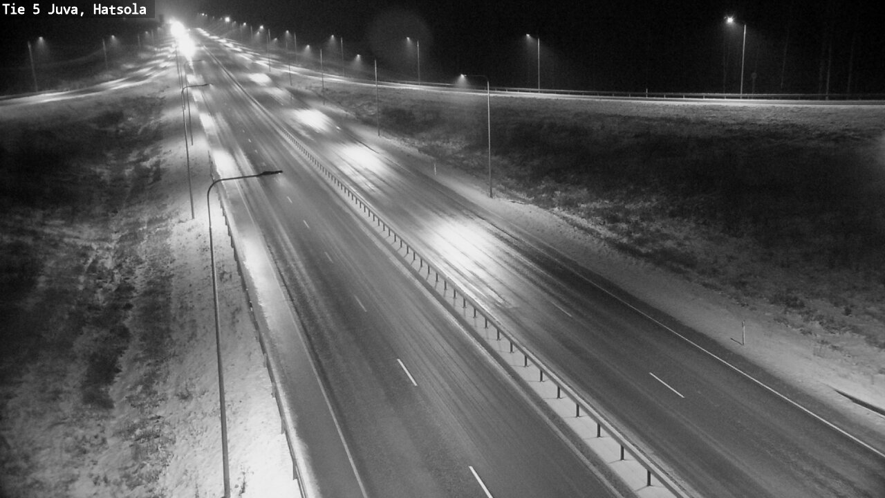 Weather Camera Image Väg 5 Juva, Hatsola, Juva, Etelä-Savo