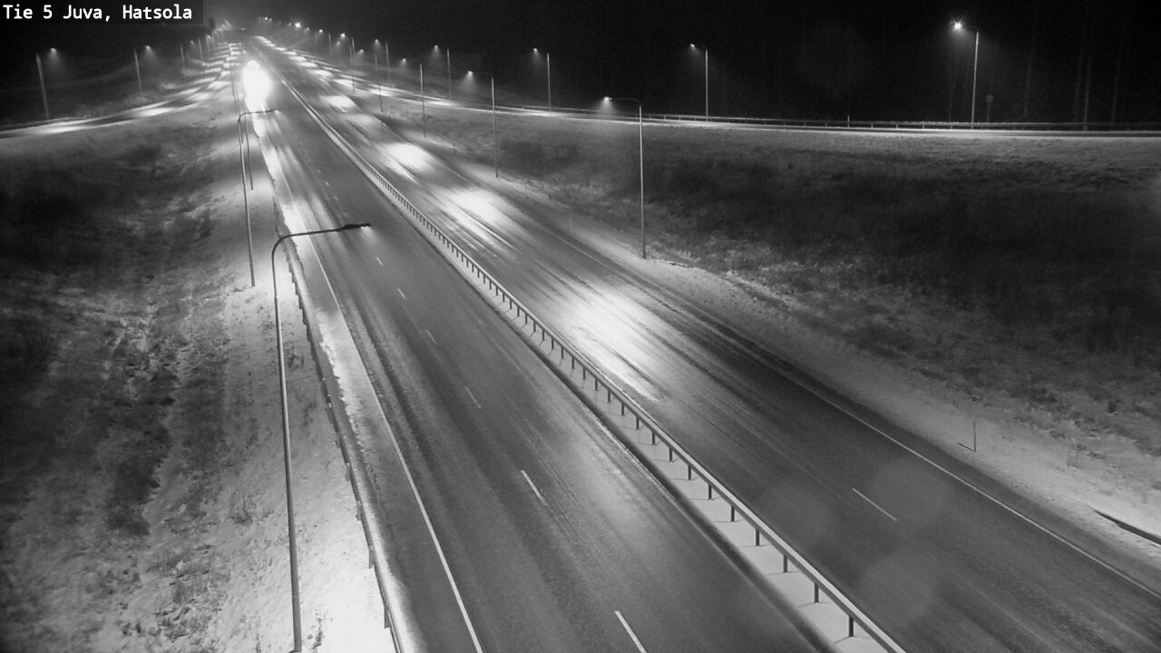 Weather Camera Image Väg 5 Juva, Hatsola, Juva, Etelä-Savo