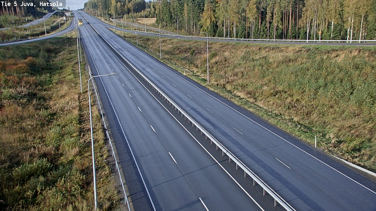 Weather Camera Image Väg 5 Juva, Hatsola, Juva, Etelä-Savo