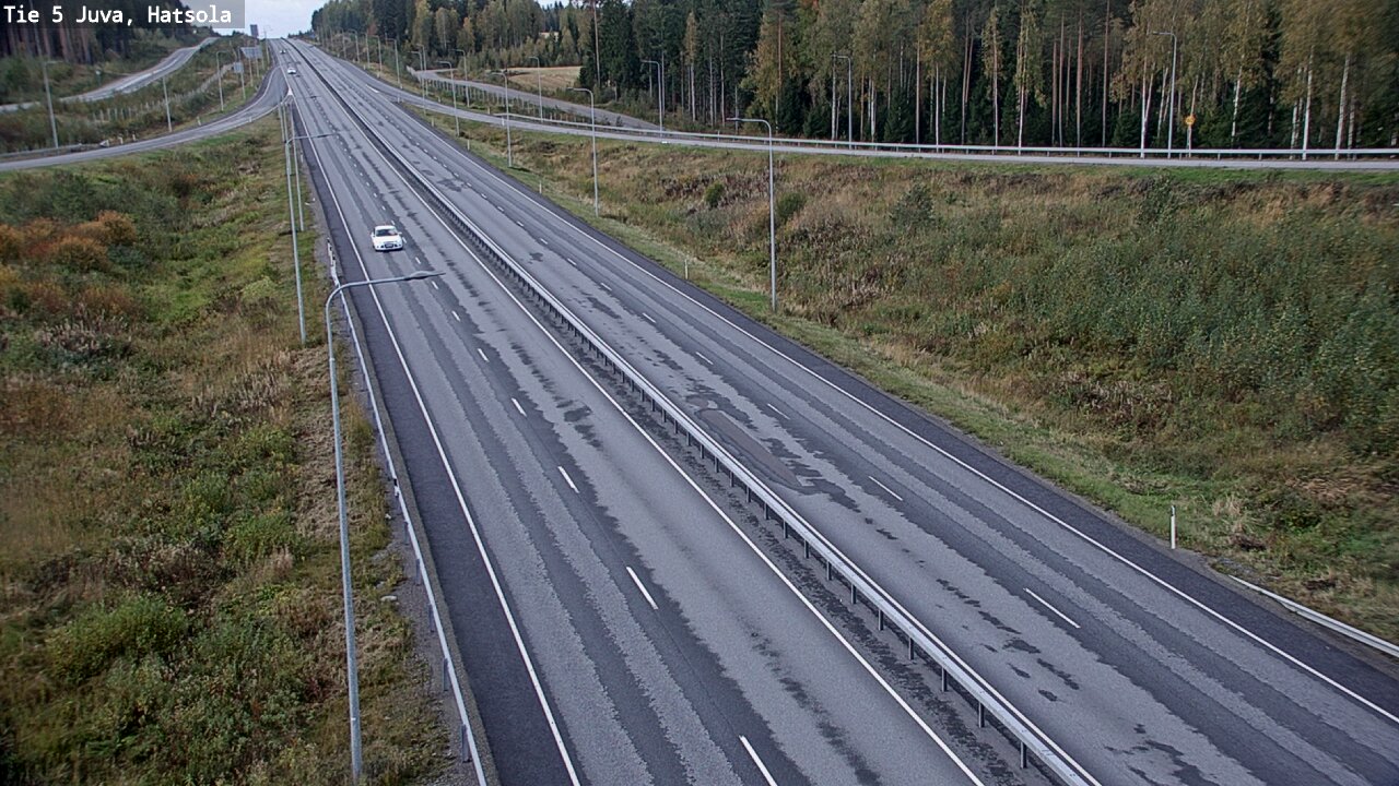 Weather Camera Image Väg 5 Juva, Hatsola, Juva, Etelä-Savo