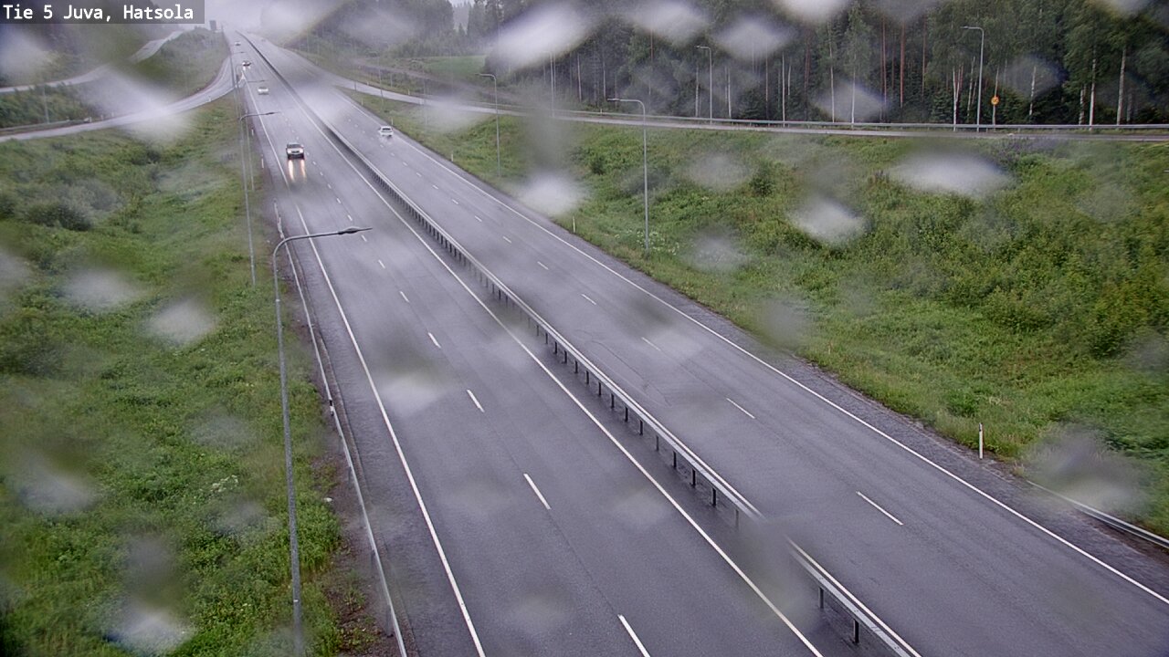 Weather Camera Image Väg 5 Juva, Hatsola, Juva, Etelä-Savo