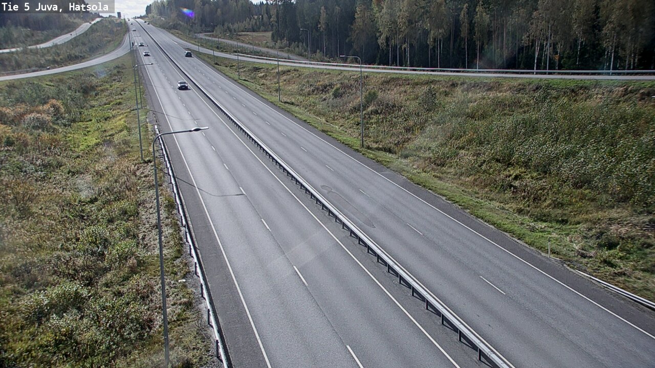 Weather Camera Image Road 5 Juva, Hatsola, Juva, Etelä-Savo