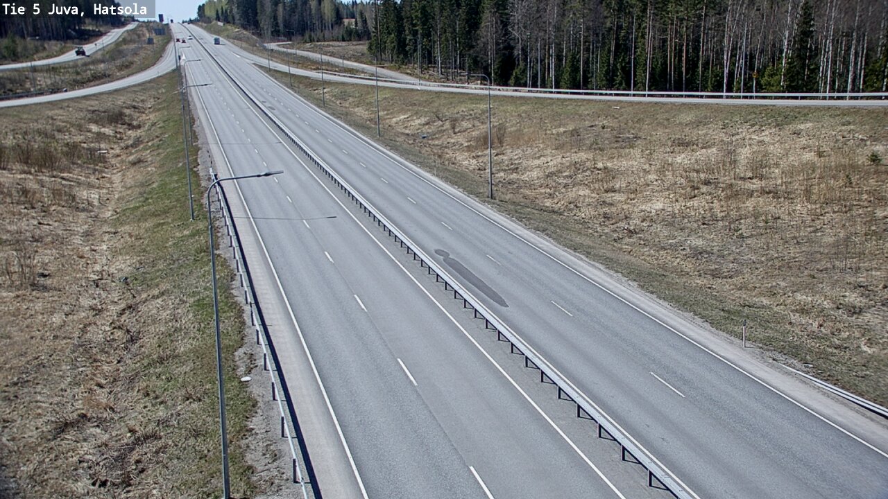 Weather Camera Image Road 5 Juva, Hatsola, Juva, Etelä-Savo