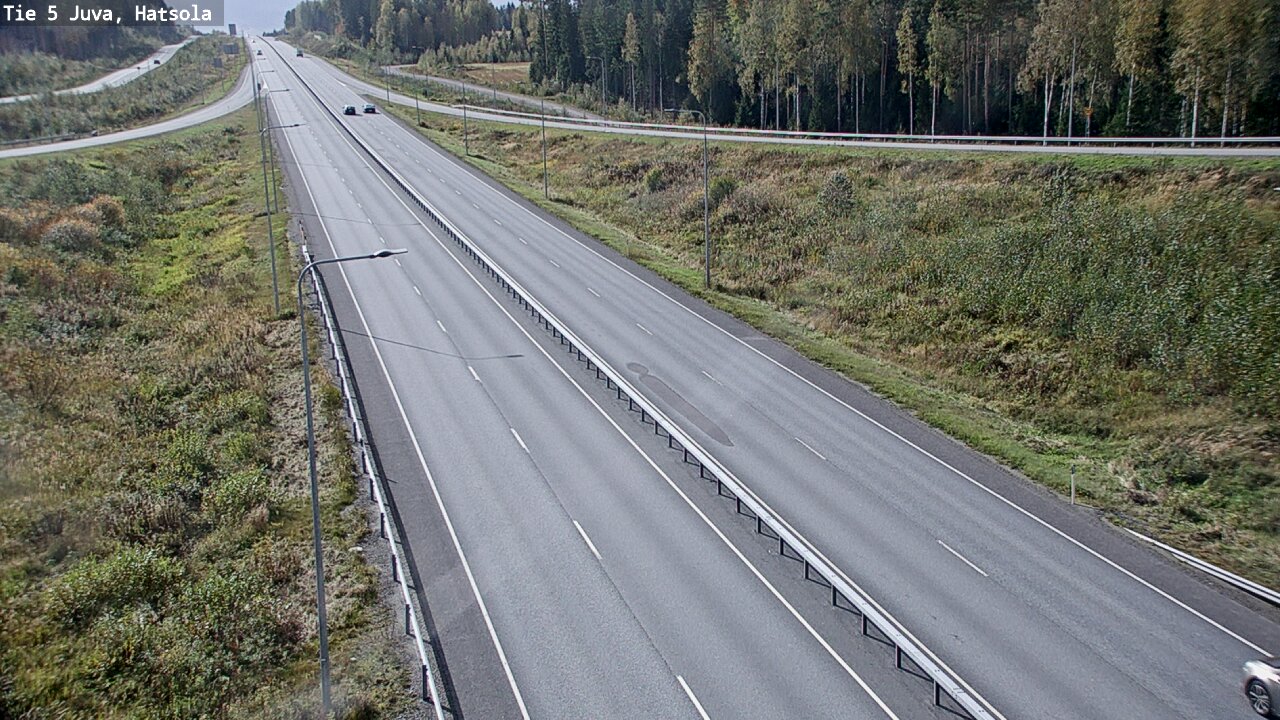 Weather Camera Image Väg 5 Juva, Hatsola, Juva, Etelä-Savo