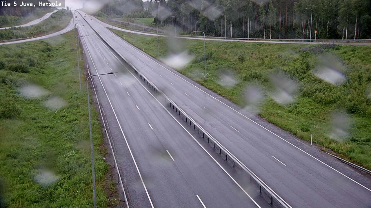 Weather Camera Image Väg 5 Juva, Hatsola, Juva, Etelä-Savo