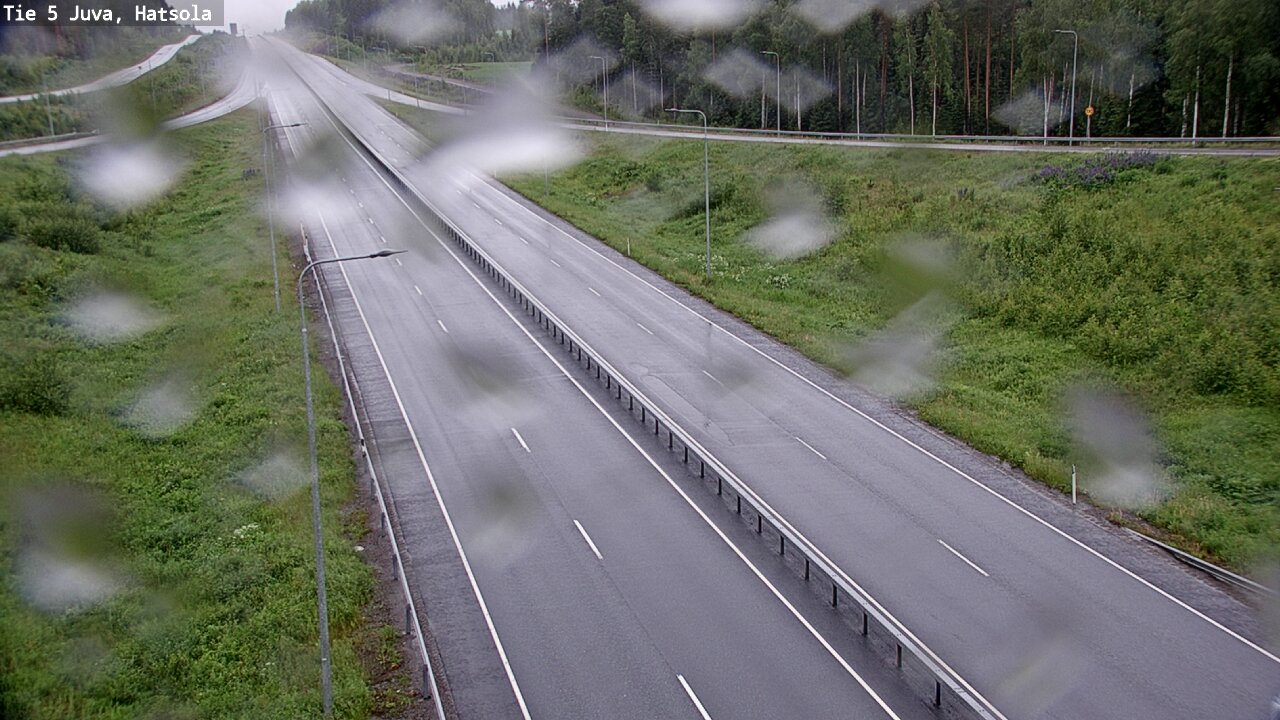 Weather Camera Image Road 5 Juva, Hatsola, Juva, Etelä-Savo