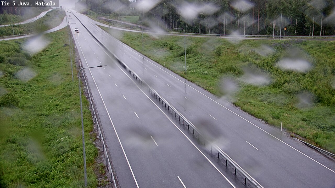 Weather Camera Image Väg 5 Juva, Hatsola, Juva, Etelä-Savo