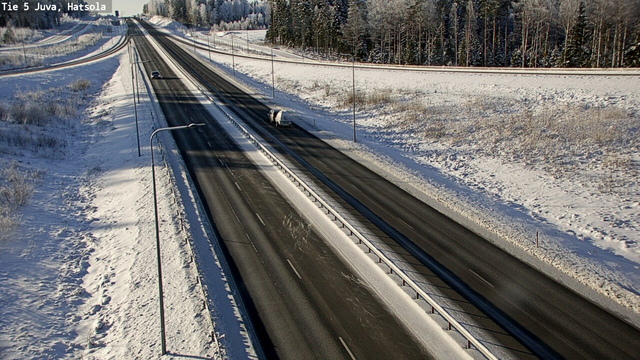 Weather Camera Image Väg 5 Juva, Hatsola, Juva, Etelä-Savo