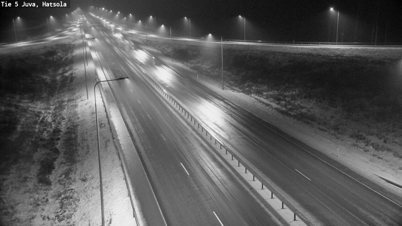 Weather Camera Image Väg 5 Juva, Hatsola, Juva, Etelä-Savo