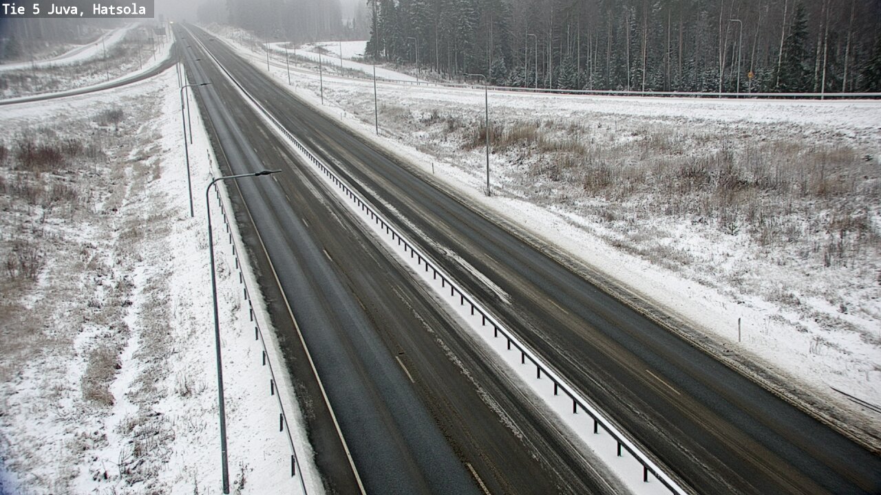 Weather Camera Image Väg 5 Juva, Hatsola, Juva, Etelä-Savo