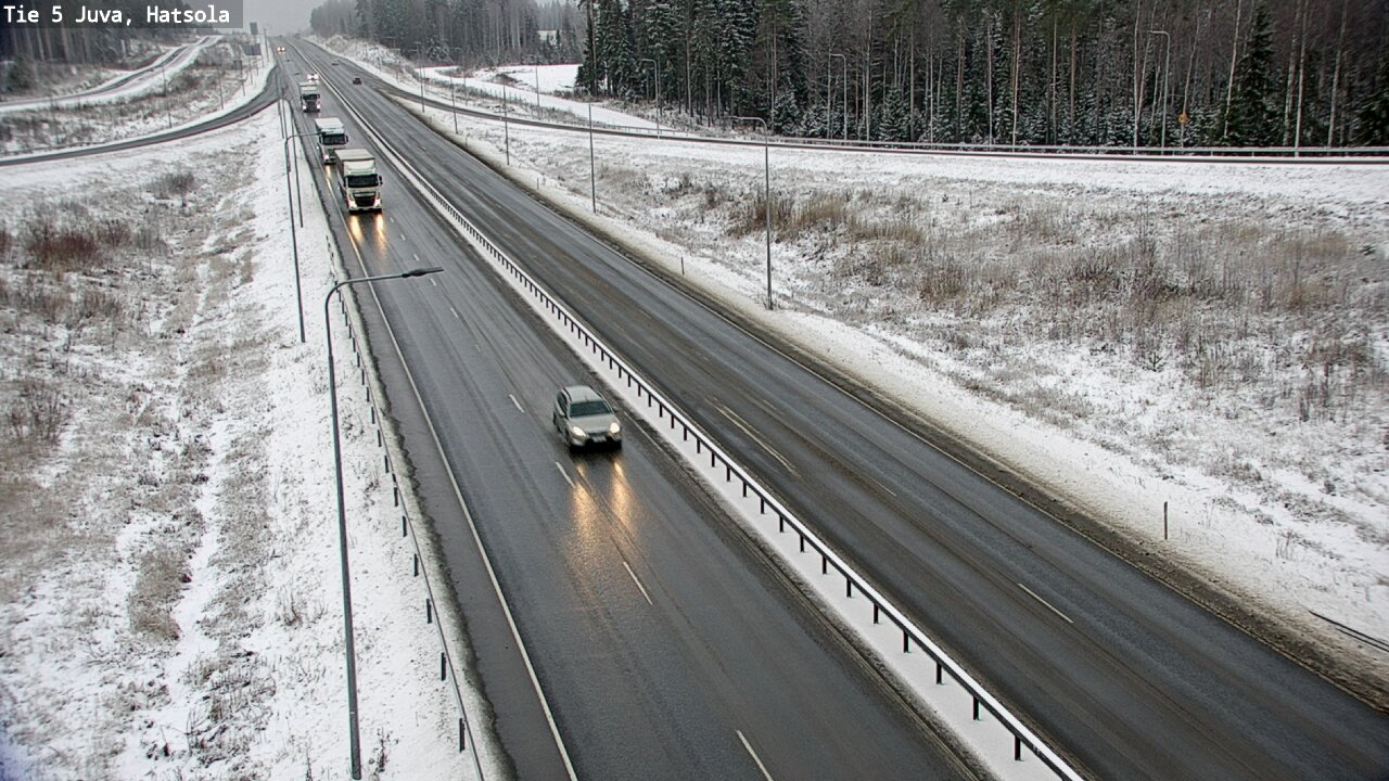 Weather Camera Image Väg 5 Juva, Hatsola, Juva, Etelä-Savo