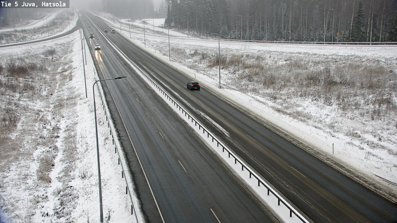 Weather Camera Image Väg 5 Juva, Hatsola, Juva, Etelä-Savo