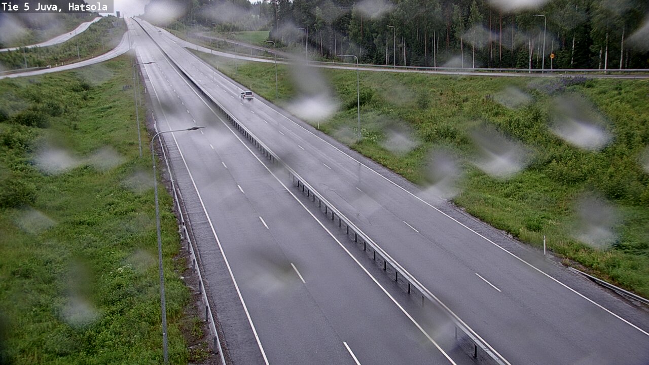 Weather Camera Image Väg 5 Juva, Hatsola, Juva, Etelä-Savo