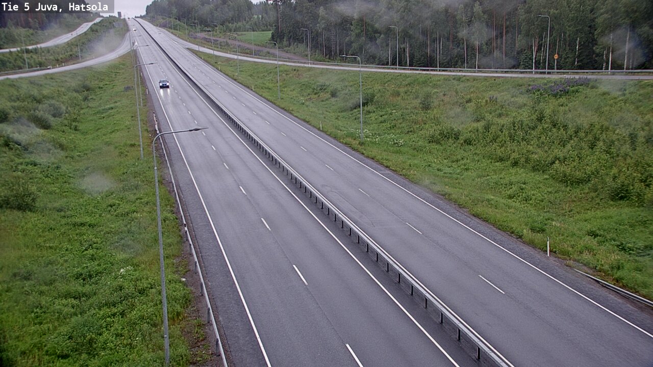 Weather Camera Image Väg 5 Juva, Hatsola, Juva, Etelä-Savo