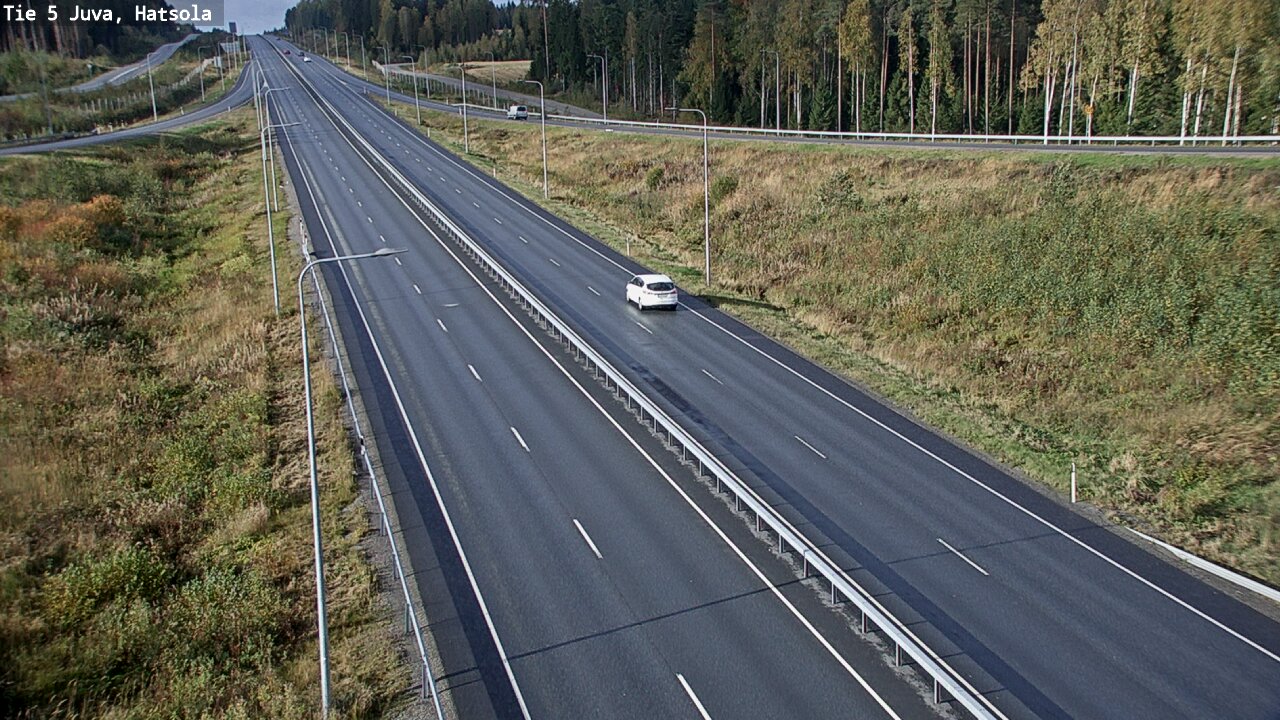 Weather Camera Image Väg 5 Juva, Hatsola, Juva, Etelä-Savo