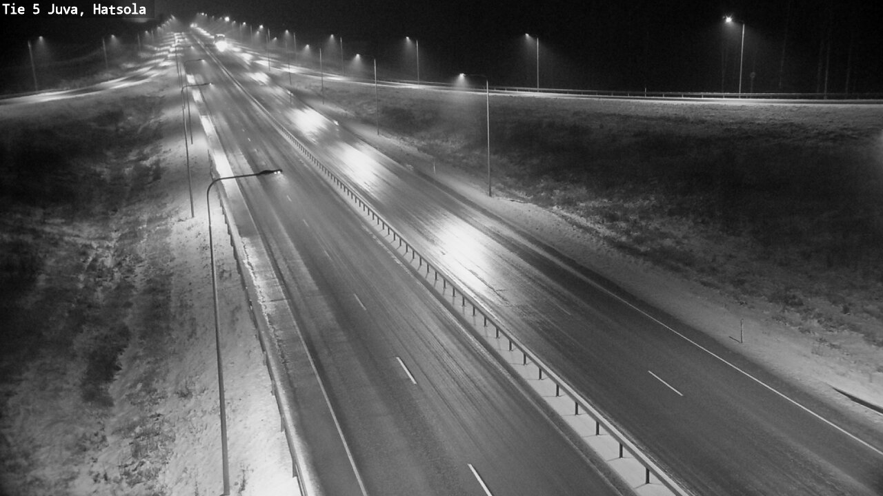 Weather Camera Image Väg 5 Juva, Hatsola, Juva, Etelä-Savo