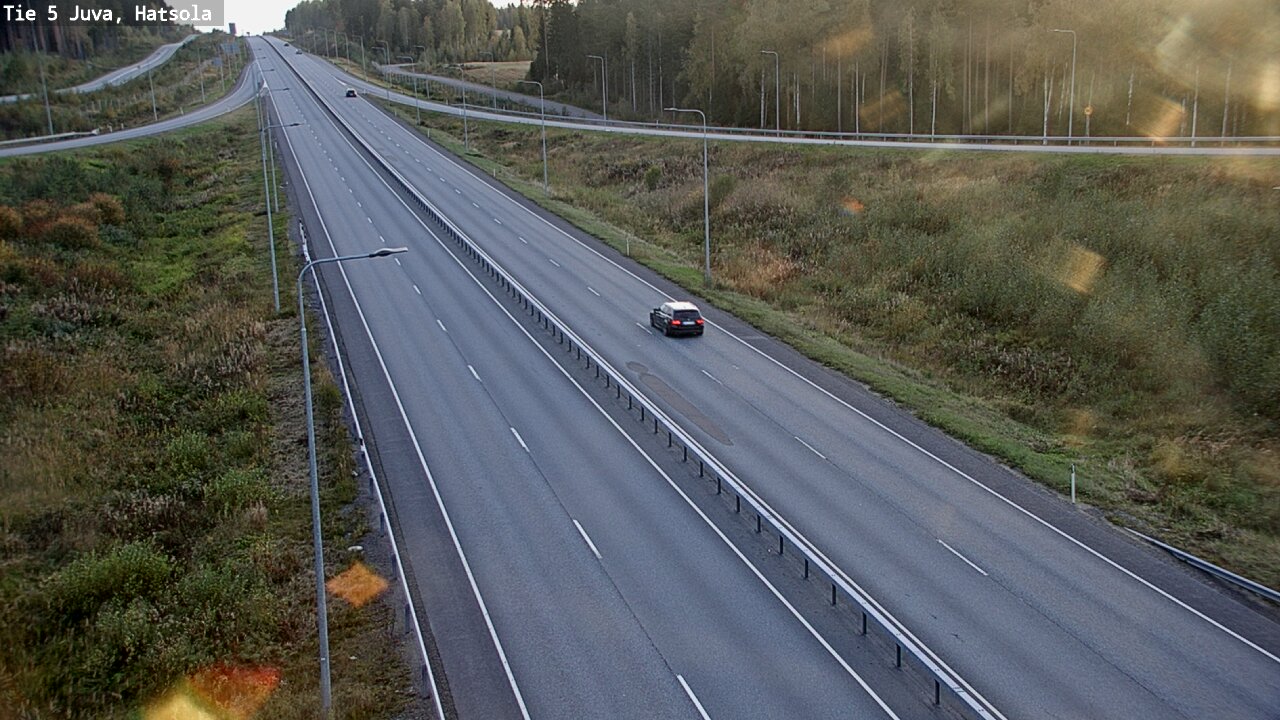 Weather Camera Image Väg 5 Juva, Hatsola, Juva, Etelä-Savo