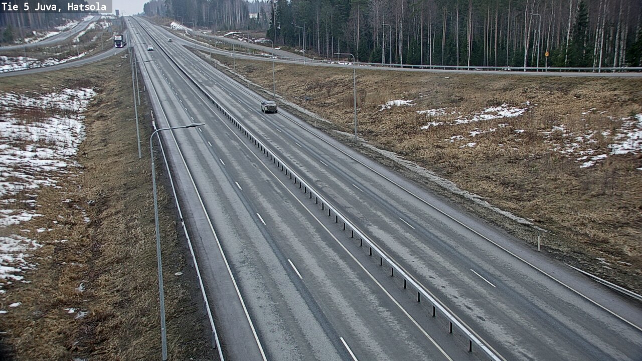 Weather Camera Image Road 5 Juva, Hatsola, Juva, Etelä-Savo