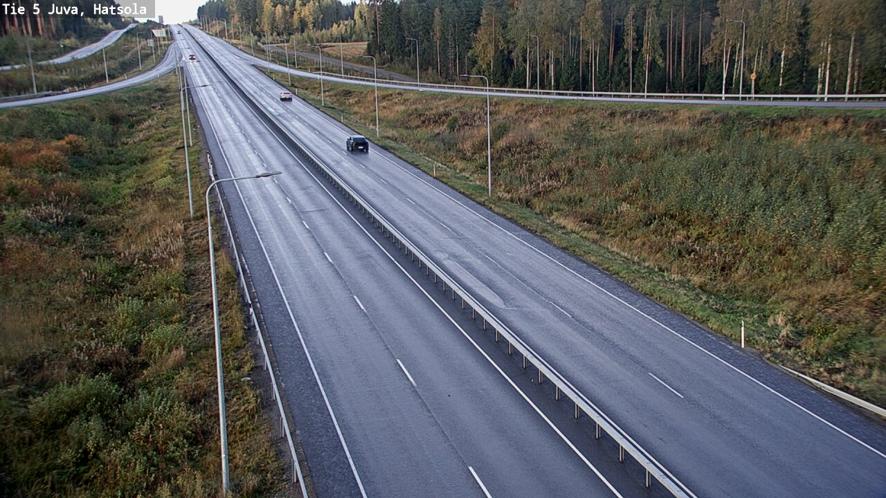 Weather Camera Image Väg 5 Juva, Hatsola, Juva, Etelä-Savo