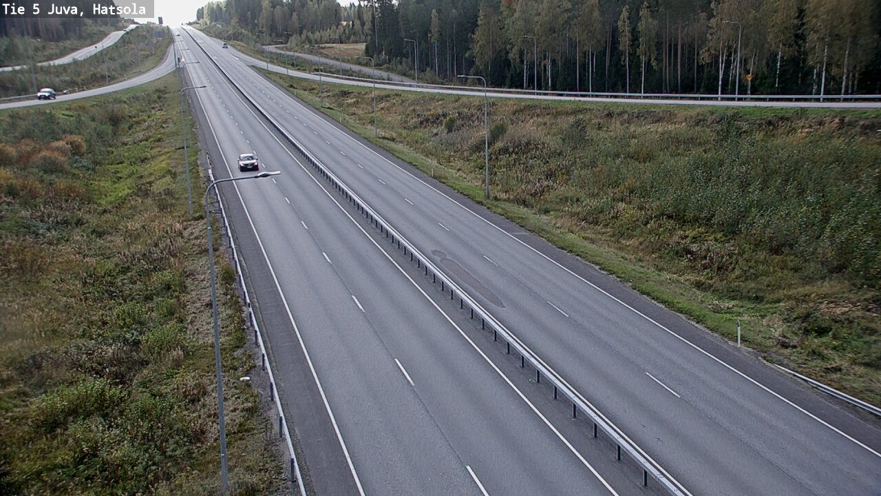 Weather Camera Image Road 5 Juva, Hatsola, Juva, Etelä-Savo