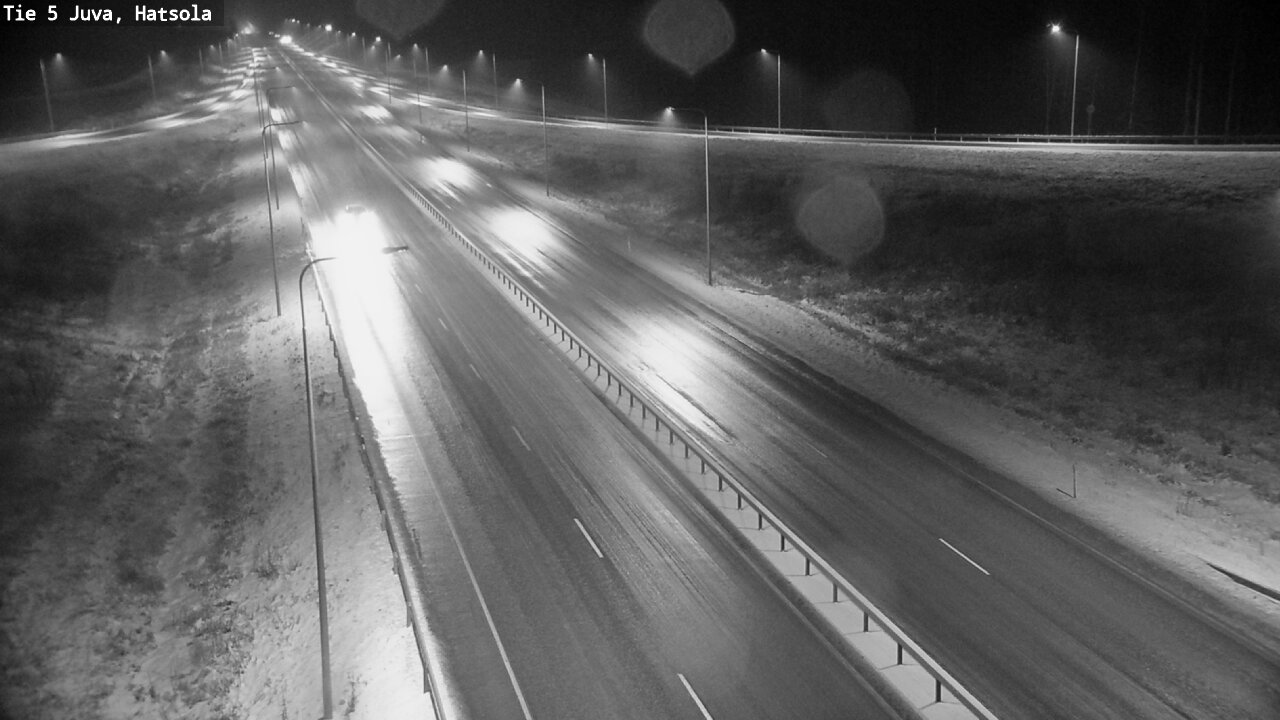 Weather Camera Image Väg 5 Juva, Hatsola, Juva, Etelä-Savo