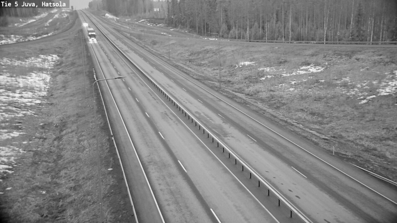 Weather Camera Image Road 5 Juva, Hatsola, Juva, Etelä-Savo