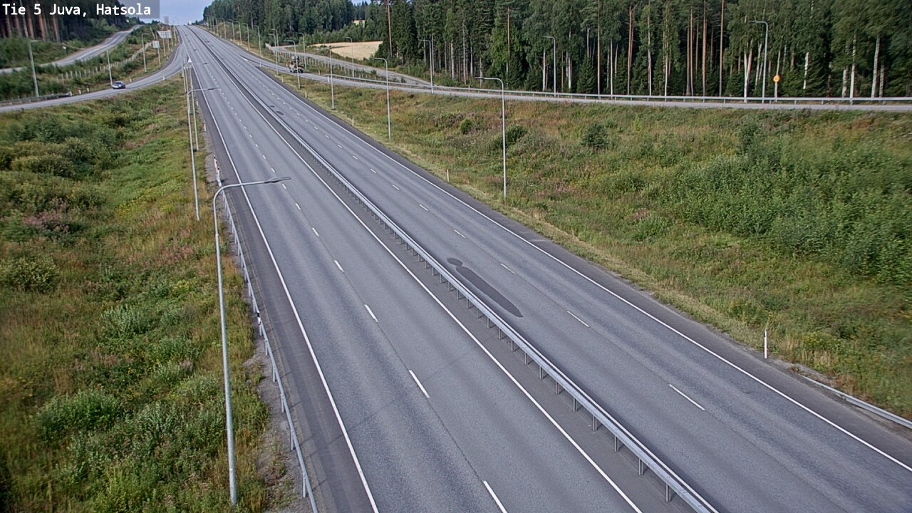 Weather Camera Image Road 5 Juva, Hatsola, Juva, Etelä-Savo