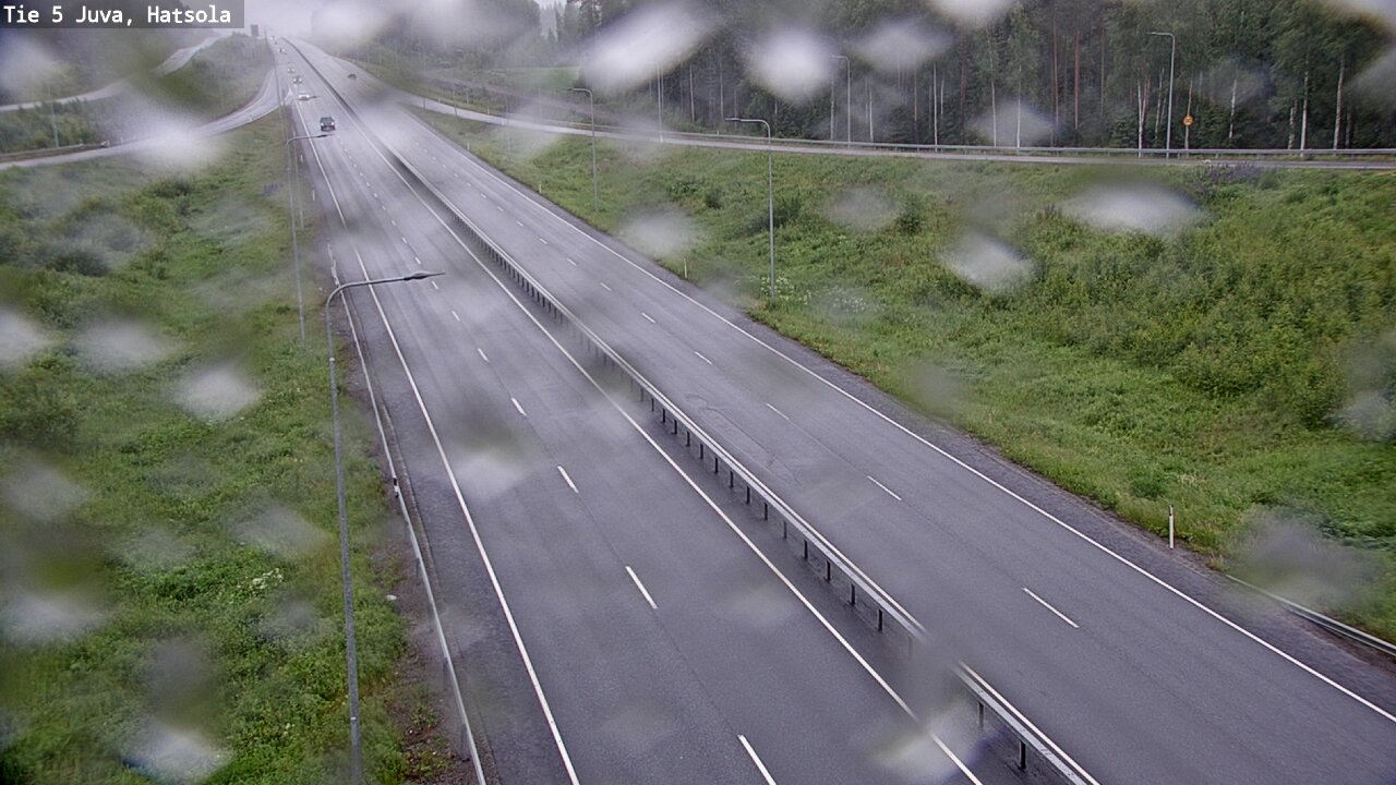 Weather Camera Image Väg 5 Juva, Hatsola, Juva, Etelä-Savo