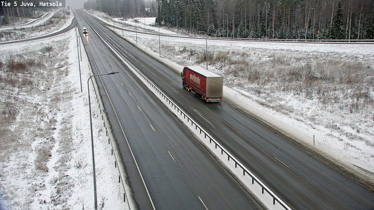 Weather Camera Image Väg 5 Juva, Hatsola, Juva, Etelä-Savo