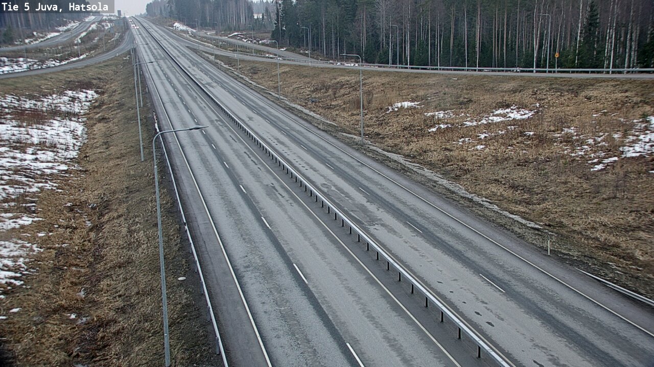 Weather Camera Image Road 5 Juva, Hatsola, Juva, Etelä-Savo