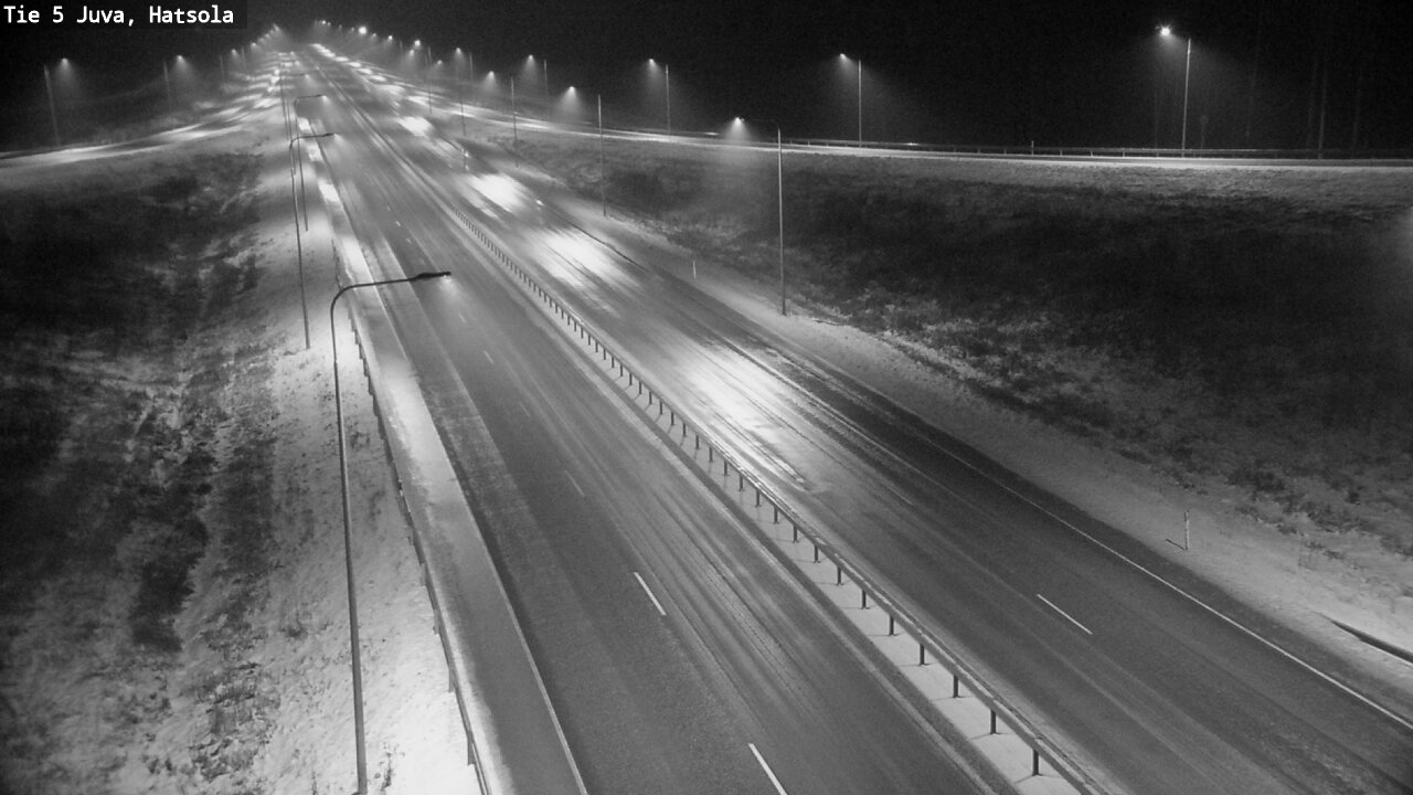 Weather Camera Image Väg 5 Juva, Hatsola, Juva, Etelä-Savo