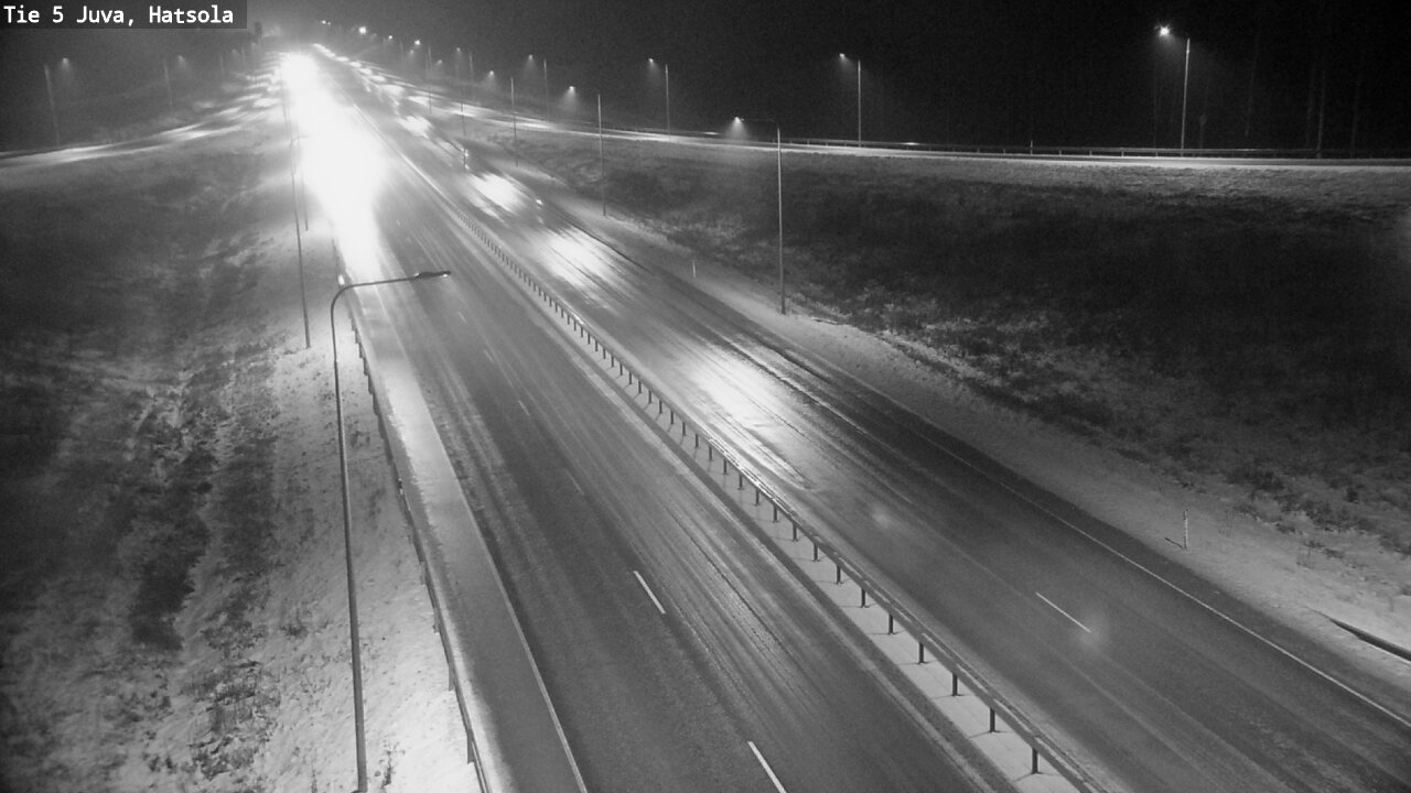 Weather Camera Image Väg 5 Juva, Hatsola, Juva, Etelä-Savo