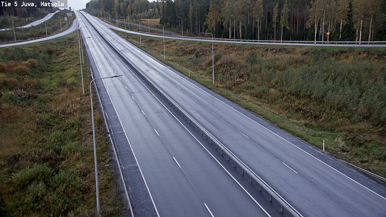 Weather Camera Image Väg 5 Juva, Hatsola, Juva, Etelä-Savo