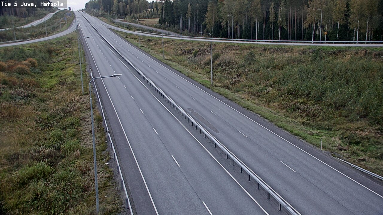 Weather Camera Image Väg 5 Juva, Hatsola, Juva, Etelä-Savo