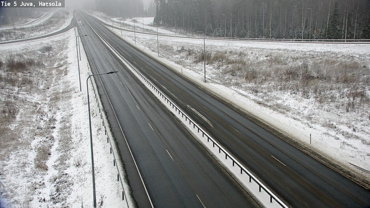 Weather Camera Image Väg 5 Juva, Hatsola, Juva, Etelä-Savo