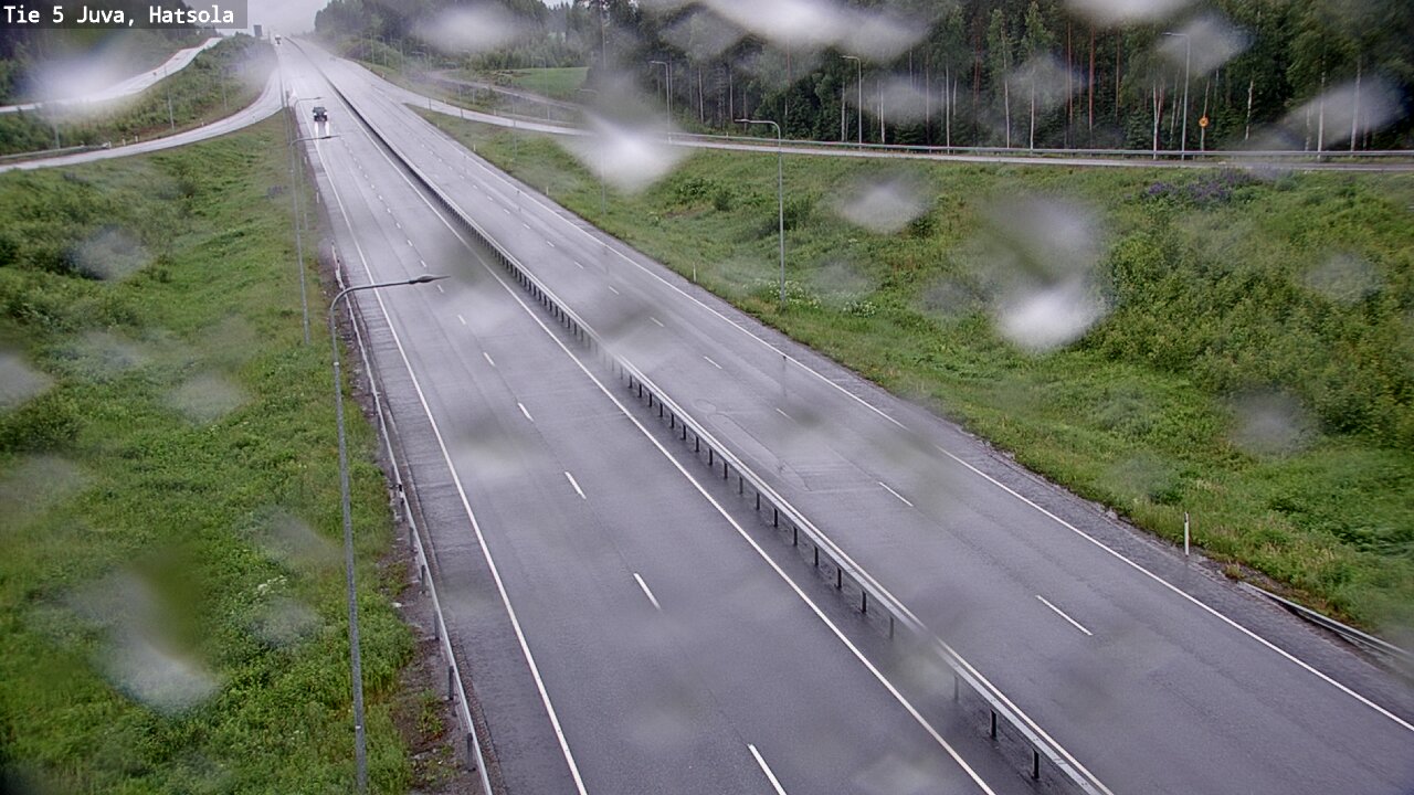 Weather Camera Image Väg 5 Juva, Hatsola, Juva, Etelä-Savo