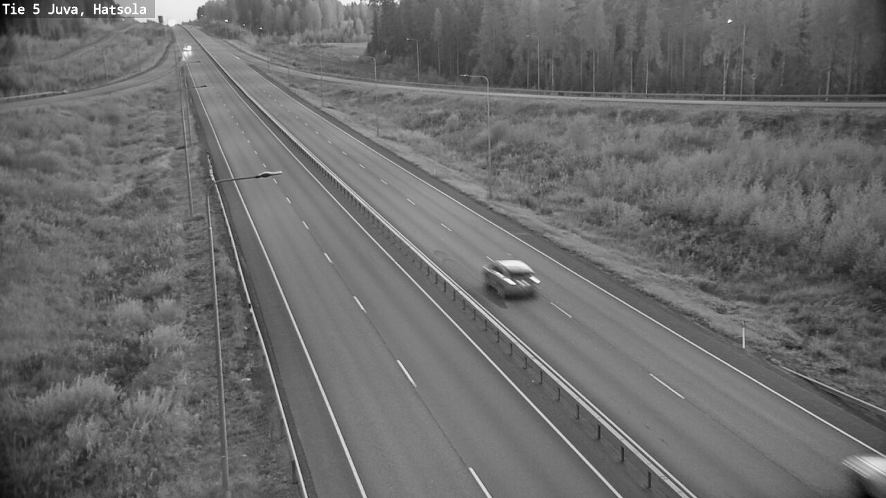 Weather Camera Image Väg 5 Juva, Hatsola, Juva, Etelä-Savo