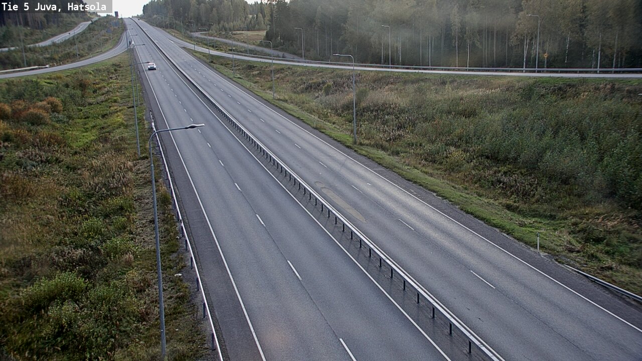 Weather Camera Image Väg 5 Juva, Hatsola, Juva, Etelä-Savo