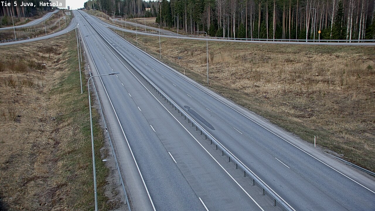 Weather Camera Image Road 5 Juva, Hatsola, Juva, Etelä-Savo